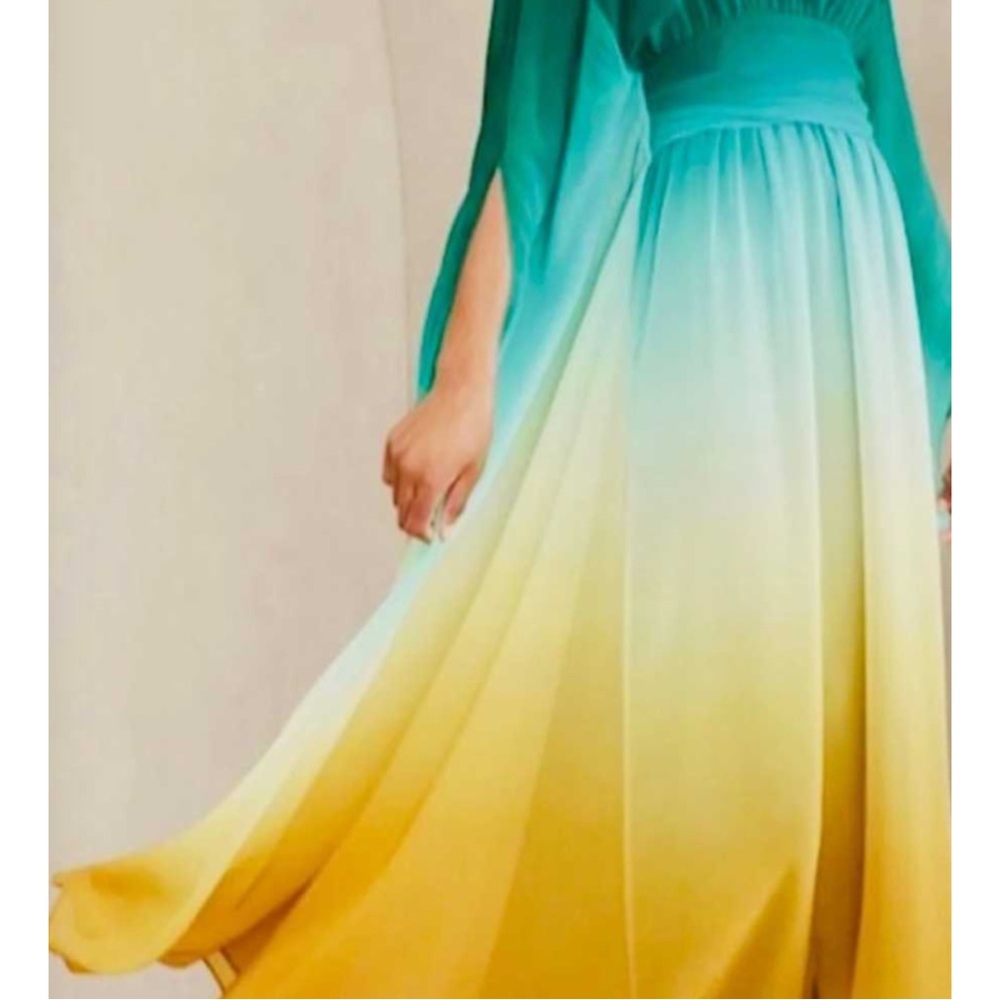 BANANA REPUBLIC ~Zela Chiffon Maxi Dress (NWT) - Picture 14 of 14